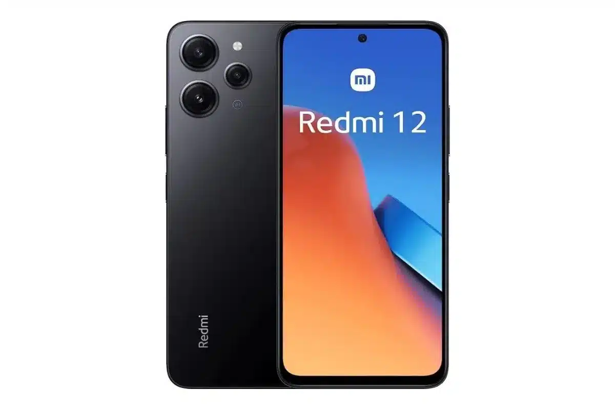 Câmera de 50 MP e leitor de digital lateral do Redmi 12 4G
